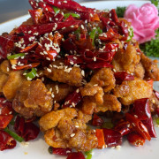 川味辣子雞 Wok-fried Spicy Popcorn Chicken