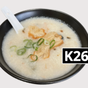 ⽪蛋瘦⾁粥 Preserved Eggs/ Minced Pork