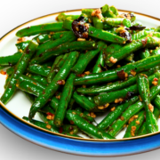 干煸四季豆 Stir Fried Long Beans w/ Pork Mince 