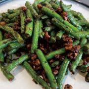 干煸四季豆 Wok-Fried Green Beans 