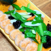 荷塘月色 Veggies w/ Prawns