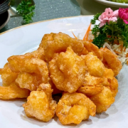 金沙虾 Prawns w/ Salted Egg Yolk (12pcs) 