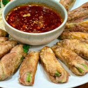 辣味秋葵牛肉卷 Okra Beef Wrap 