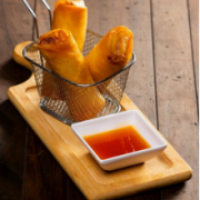 三丝春卷 Pork &amp; Prawn Spring Rolls