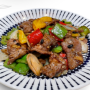 豉椒牛肉 Beef with Black Bean Sauce 