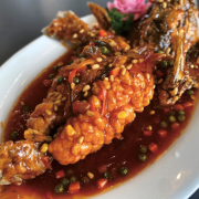 酸甜松子魚 Sweet n Sour Blue Cod (Fried) 