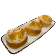 奶皇菠萝包 Baked Pineapple Custard Buns