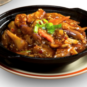 鱼香茄子 Sizzling Eggplants w/ Chilli &amp; Minced Pork