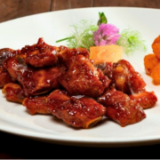 镇江黑毛猪排骨 Iberian Pork Ribs w/ Sweet Vinegar Sauce